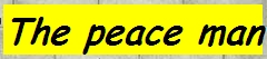 Peace Man